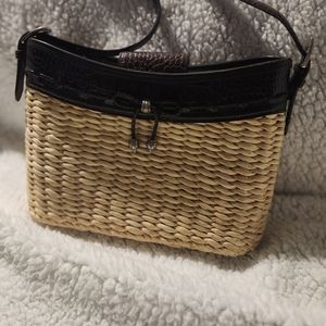 Brighton wicker handbag